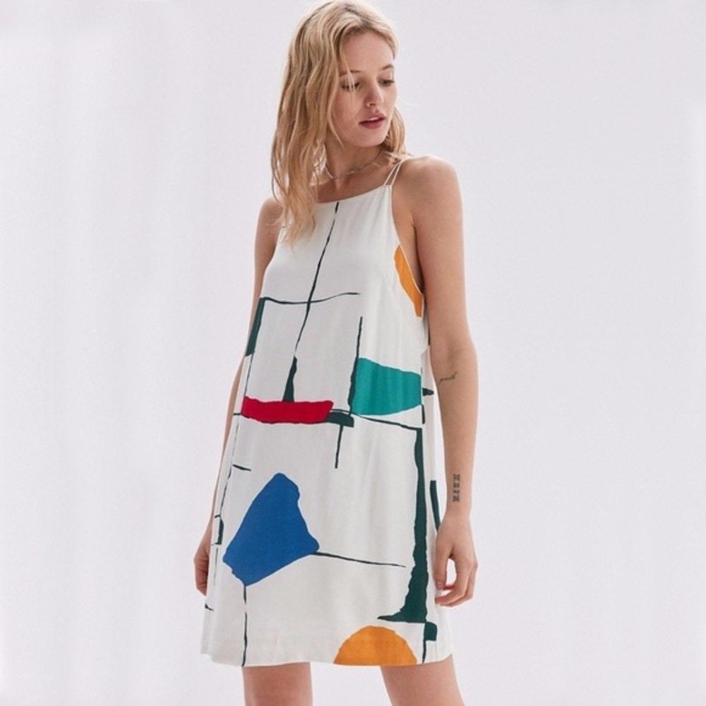 Urban Outfitters Silence + Noise Abstract Dress